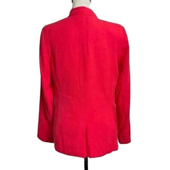 Witchery Australia Red Longline slim One Button Softshell Blazer Size Small - Picture 4 of 9